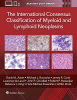 Okładka książki The International Consensus Classification of Myeloid and Lymphoid Neoplasms