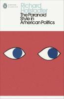 Okładka książki The Paranoid Style in American Politics