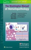 Okładka książki The Washington Manual of Hematopathology: Print + eBook with Multimedia