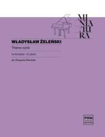 Okładka książki Theme varie na fortepian