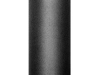 Tiul gładki czarny 0,3x9m. Wydawca: PartyDeco. SmakLiter.pl Opakowanie Tiul gładki czarny 0,3x9m