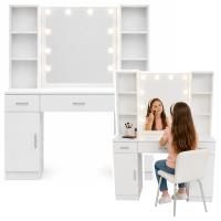 Opakowanie Toaletka kosmetyczna z lustrem LED 141x114x39cm