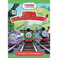 Tomek i Przyjaciele Mega kolorowanka. Autor: Opracowanie zbiorowe. SmakLiter.pl Okładka książki Tomek i Przyjaciele Mega kolorowanka