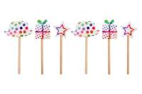 Opakowanie Topper picker na tort 6szt