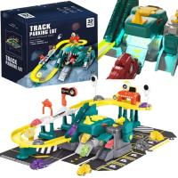 Tor samochodowy parking światło i dźwięk. Wydawca: Maksik. SmakLiter.pl Opakowanie Tor samochodowy parking światło i dźwięk