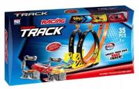 Tor wyścigowy z dwoma autami w zestawie SN008  AN01. Wydawca: Smily Play. SmakLiter.pl Opakowanie Tor wyścigowy z dwoma autami w zestawie SN008  AN01