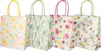 Opakowanie Torba prezentowa 21x25 pastelowe kwiaty mix