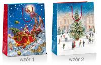 Torba prezentowa Boże Narodzenie 33x10x45cm MIX. Wydawca: PAN DRAGON. SmakLiter.pl Opakowanie Torba prezentowa Boże Narodzenie 33x10x45cm MIX