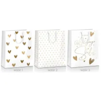 Torba prezentowa Grand Ślub 18x24x10 MIX. Wydawca: PAN DRAGON. SmakLiter.pl Opakowanie Torba prezentowa Grand Ślub 18x24x10 MIX