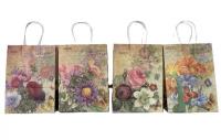 Opakowanie Torba prezentowa M kwiaty MIX