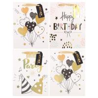 Torba prezentowa Party 18x23x10cm mix STRIGO. Wydawca: Strigo. SmakLiter.pl Opakowanie Torba prezentowa Party 18x23x10cm mix STRIGO