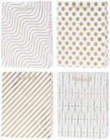 Opakowanie Torebka Lux 31x42x12cm hot-stamp mix ROZETTE