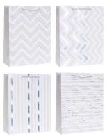 Opakowanie Torebka ozdobna 18x23x8cm hot-stamp mix ROZETTE