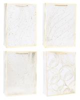 Opakowanie Torebka ozdobna 26x32x10cm hot-stamp mix ROZETTE