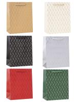 Opakowanie Torebka ozdobna 31x40x12cm hot-stamp mix ROZETTE