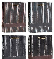 Opakowanie Torebka ozdobna 31x42x12cm hot-stamp mix ROZETTE