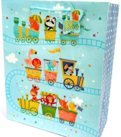 Torebka ozdobna matowa 26x32x12cm Ciuchcia. Wydawca: Fresh. SmakLiter.pl Opakowanie Torebka ozdobna matowa 26x32x12cm Ciuchcia