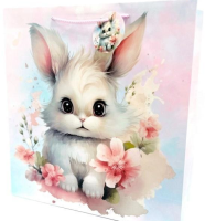 Torebka ozdobna matowa 35x37x12cm Króliczek. Wydawca: Fresh. SmakLiter.pl Opakowanie Torebka ozdobna matowa 35x37x12cm Króliczek