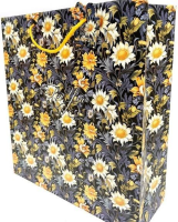 Torebka ozdobna matowa 35x37x12cm Kwiaty. Wydawca: Fresh. SmakLiter.pl Opakowanie Torebka ozdobna matowa 35x37x12cm Kwiaty