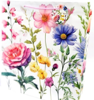 Torebka ozdobna matowa 35x37x12cm Kwiaty. Wydawca: Fresh. SmakLiter.pl Opakowanie Torebka ozdobna matowa 35x37x12cm Kwiaty