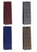 Opakowanie Torebka ozdobna na butelkę 12x36x9cm mix ROZETTE
