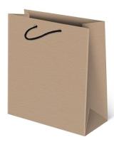 Opakowanie Torebka ozdobna szara P-N średnia