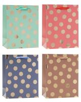 Opakowanie Torebka ozdobna TG 26x32x12cm mix ROZETTE 12 szt