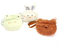 Opakowanie Torebka pluszowa z paskiem zwierzątko MIX