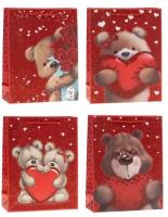 Opakowanie Torebka prezentowa 26x32x10cm mix ROZETTE