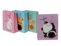 Opakowanie Torebka prezentowa 32x26x10cm pompon MIX