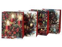 Opakowanie Torebka prezentowa Boże Narodzenie 32x26x10cm MIX