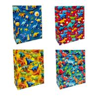 Opakowanie Torebka prezentowa dziecięca L Dino mix