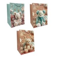 Opakowanie Torebka prezentowa dziecięca L szerokie dno mix