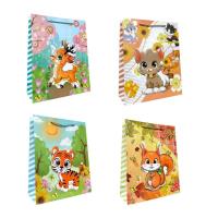 Torebka prezentowa dziecięca L Zwierzęta 3D mix. Wydawca: JU-PITER. SmakLiter.pl Opakowanie Torebka prezentowa dziecięca L Zwierzęta 3D mix