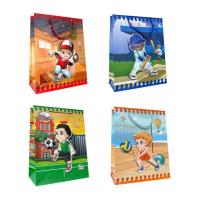 Torebka prezentowa dziecięca M sportowiec mix. Wydawca: JU-PITER. SmakLiter.pl Opakowanie Torebka prezentowa dziecięca M sportowiec mix