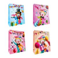 Torebka prezentowa dziecięca S Klaun 3D mix. Wydawca: JU-PITER. SmakLiter.pl Opakowanie Torebka prezentowa dziecięca S Klaun 3D mix