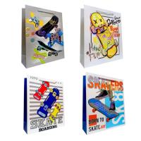 Torebka prezentowa dziecięca S Skate mix. Wydawca: JU-PITER. SmakLiter.pl Opakowanie Torebka prezentowa dziecięca S Skate mix