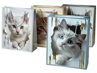 Opakowanie Torebka prezentowa kot 23x18x10cm MIX