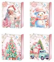Opakowanie Torebka prezentowa L Boże Narodzenie platera mix