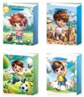 Torebka prezentowa L dziecięca mix. Wydawca: W&K. SmakLiter.pl Opakowanie Torebka prezentowa L dziecięca mix