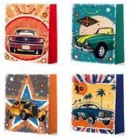 Opakowanie Torebka prezentowa L Pojazdy mix