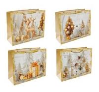 Opakowanie Torebka prezentowa M Boże Narodzenie platera mix
