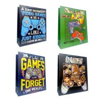 Torebka prezentowa M Gamer metalizowana mix. Wydawca: JU-PITER. SmakLiter.pl Opakowanie Torebka prezentowa M Gamer metalizowana mix