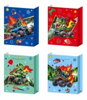 Opakowanie Torebka prezentowa M Pojazdy dinozaury