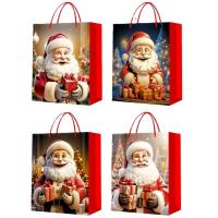 Torebka prezentowa S Boże Narodzenie brokat mix. Wydawca: W&K. SmakLiter.pl Opakowanie Torebka prezentowa S Boże Narodzenie brokat mix