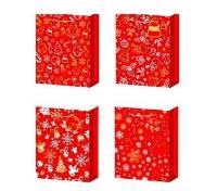 Opakowanie Torebka prezentowa S Boże Narodzenie brokat mix