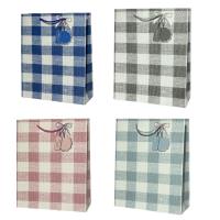 Opakowanie Torebka prezentowa uniwersalna M Krata mix