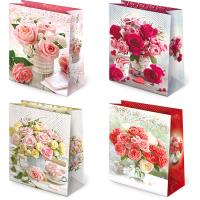 Opakowanie Torebki ozdobne T10-119 Kwiaty bukiety 10 sztuk