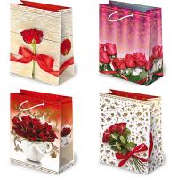 Opakowanie Torebki ozdobne T4-38 Czerwone róże 10 sztuk