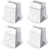 Opakowanie Torebki ozdobne T5-18 Białe grafika 10 sztuk